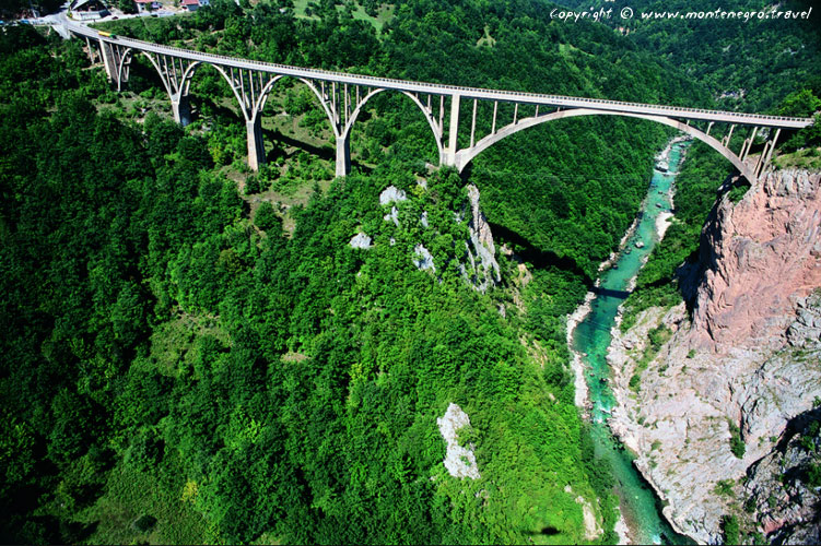 12th EUROTOUR from 5 to 14 june 2014 Canyon-River-Tara,-Djurdjevica-Tara-bridge-%28most%29-Montenegro